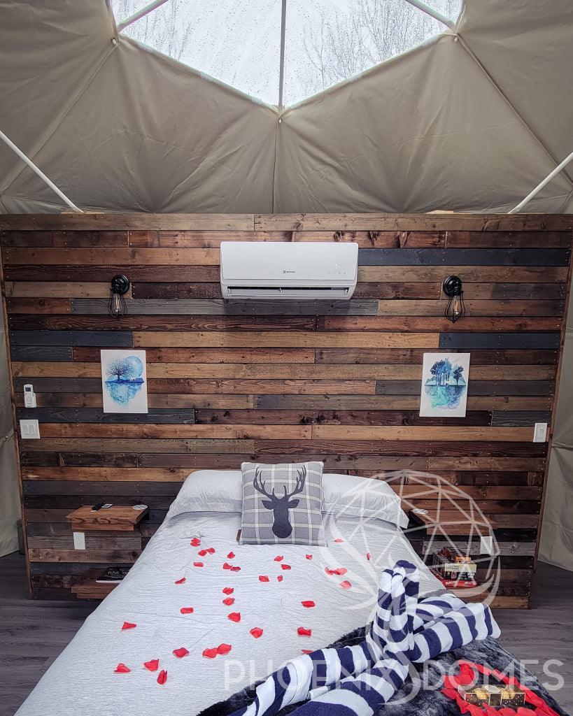 4-Season DELUXE Glamping Package Dome - 20'/6m - Phoenix Domes
