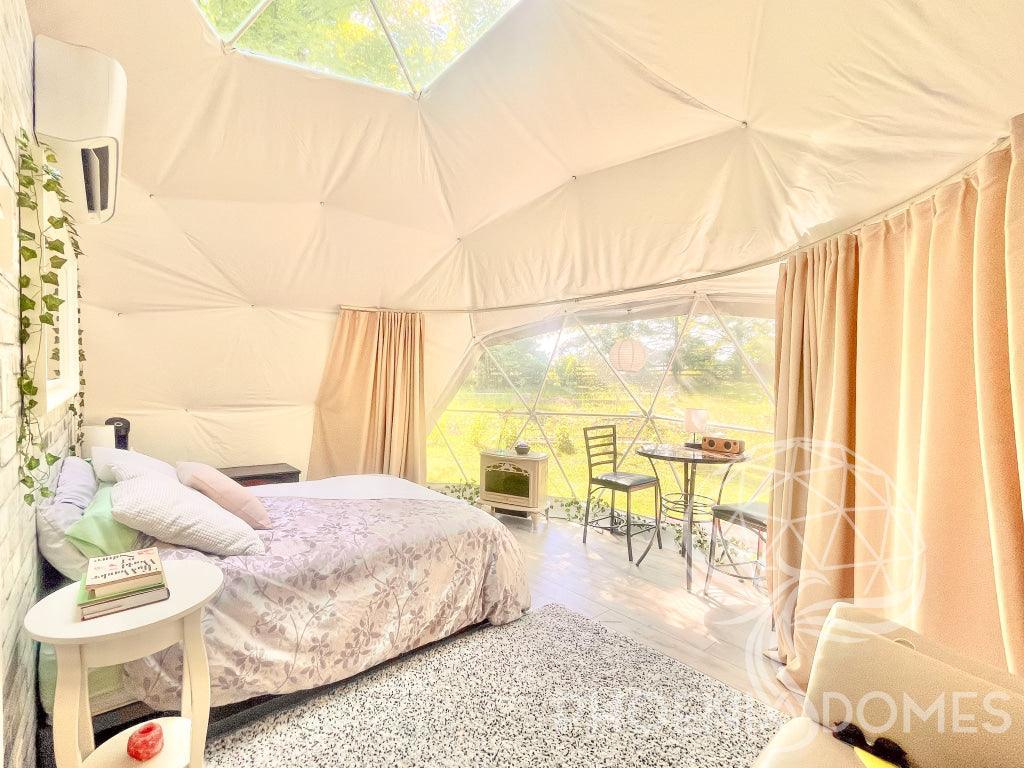 4-Season DELUXE Glamping Package Dome - 20'/6m - Phoenix Domes