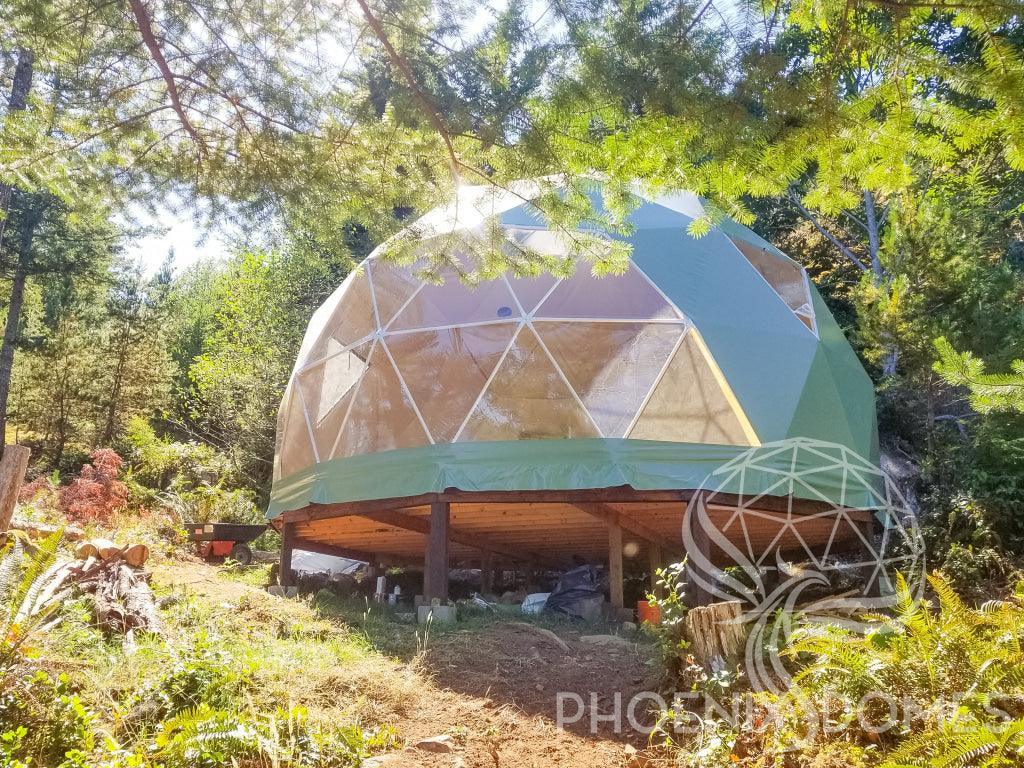 4-Season DELUXE Glamping Package Dome - 20'/6m - Phoenix Domes