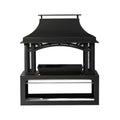 Alora 40-Inch Outdoor Steel Wood-Burning Backyard Fireplace Fire Pit (SAK45758)