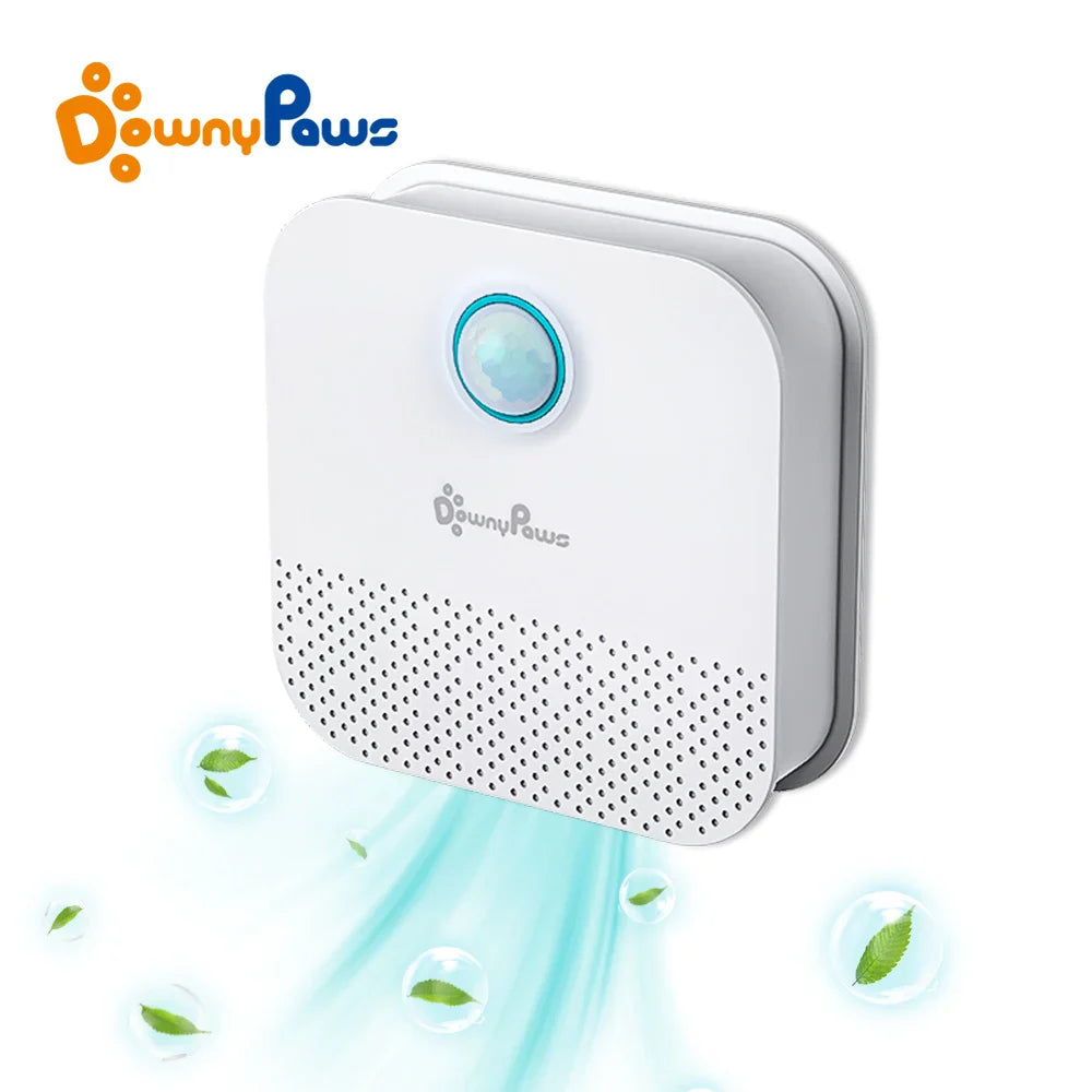 4000mAh Smart Cat Litter Odor Eliminator — USB Rechargeable Pet Air Purifier & Deodorizer for Litter Boxes, Crates and Small Spaces - PhishStones Products