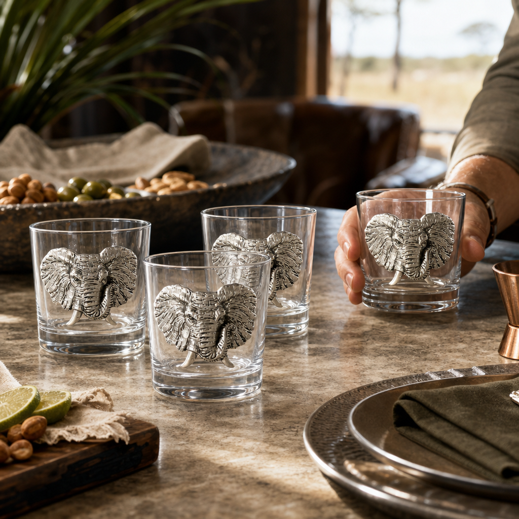 Elephant Bar Glasses Set of 4