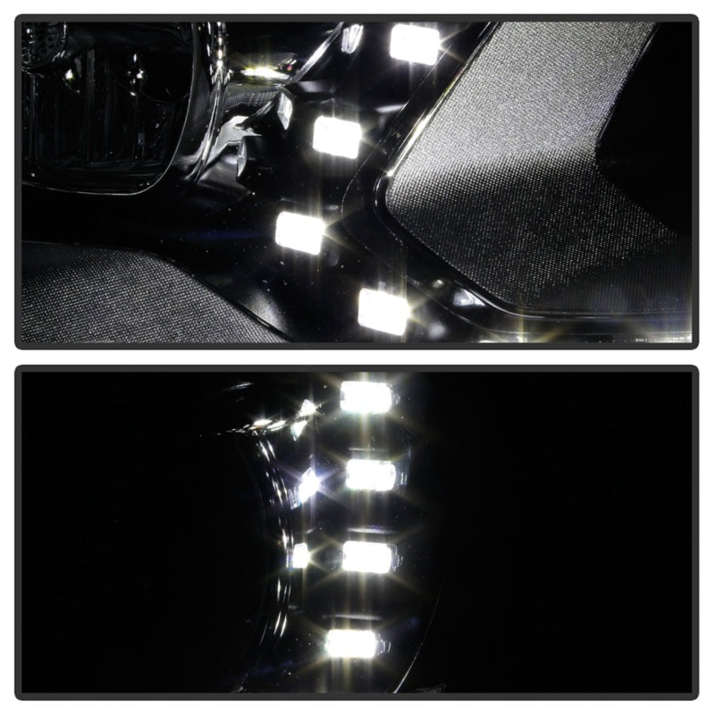 SPYDER VW Tiguan 12-17 LED/DRL Projector Headlights Chrome PRO-JH-VWT12-LED-C 9948527