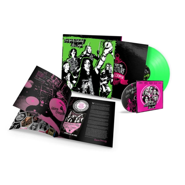 Alice Cooper - Live From The Astroturf (Glow-In-The-Dark LP Vinyl/DVD) & Live From The Astroturf (Apricoot LP Vinyl/DVD)