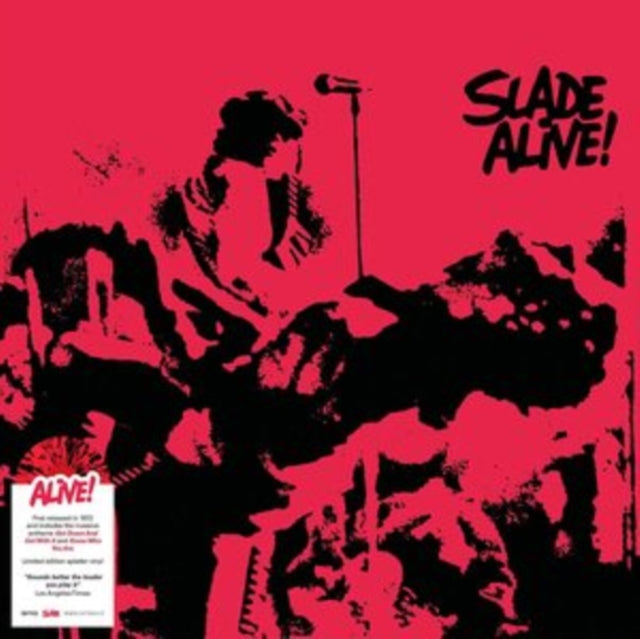 Slade - Slade Alive! (Red & Black Splatter LP Vinyl/Limited Edition) & Merry Xmas Everybody