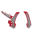Acerbis 2024 GasGas MC/ MC-F/ EC/ EC-F/ EX250/300 EX-F Frame Guards- X-Grip - Red/Gray 2984761010