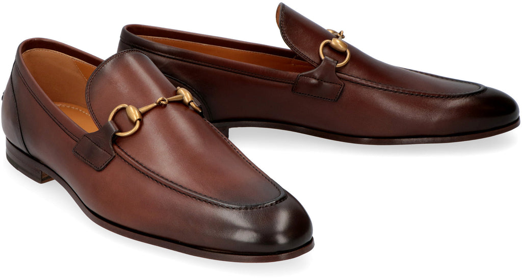 GUCCI Two-Tone Leather Loafers for Men