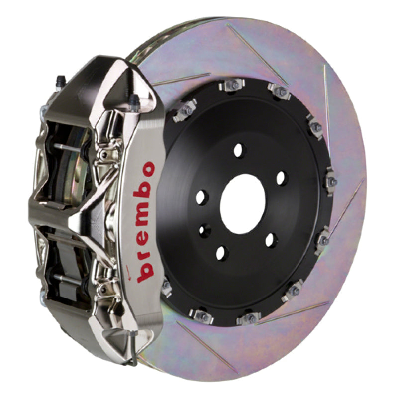 Brembo 03-16 Phantom Sedan/Coupe Fr GTR BBK 6Pist Billet 405x34 2pc Rotor Slotted Type1 - Nickel 1N2.9525AR