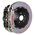 Brembo 09-16 Panamera/S/4S/Turbo Fr GTR BBK 6 Pist Billet 405x34 2pc Rotor Slotted Type1 - Nickel 1N2.9518AR