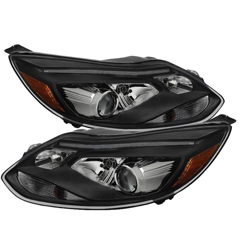 SPYDER Xtune Ford FocUS 12-14 Projector Headlights OE Style Halogen Model Only Black PRO-JH-FF12-LED-BK 9932687