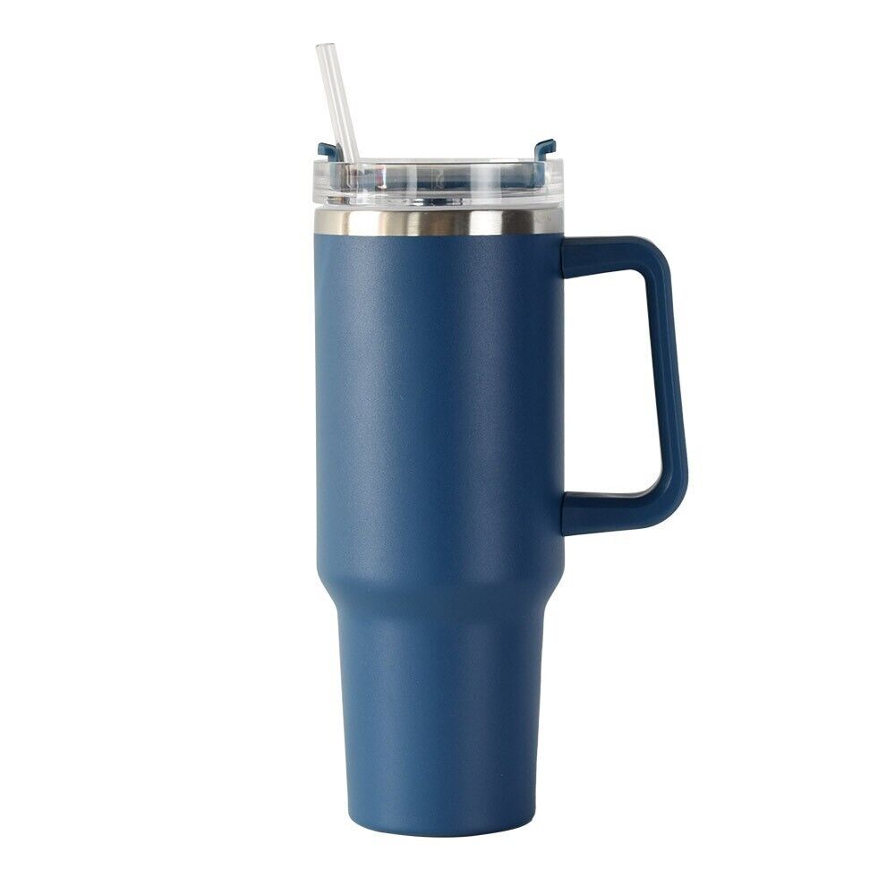 40oz Insulated Tumbler with Handle & Straw - PhishStones Products
