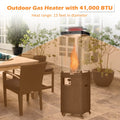 41 000 BTU Propane Patio Heater with Metal Hood