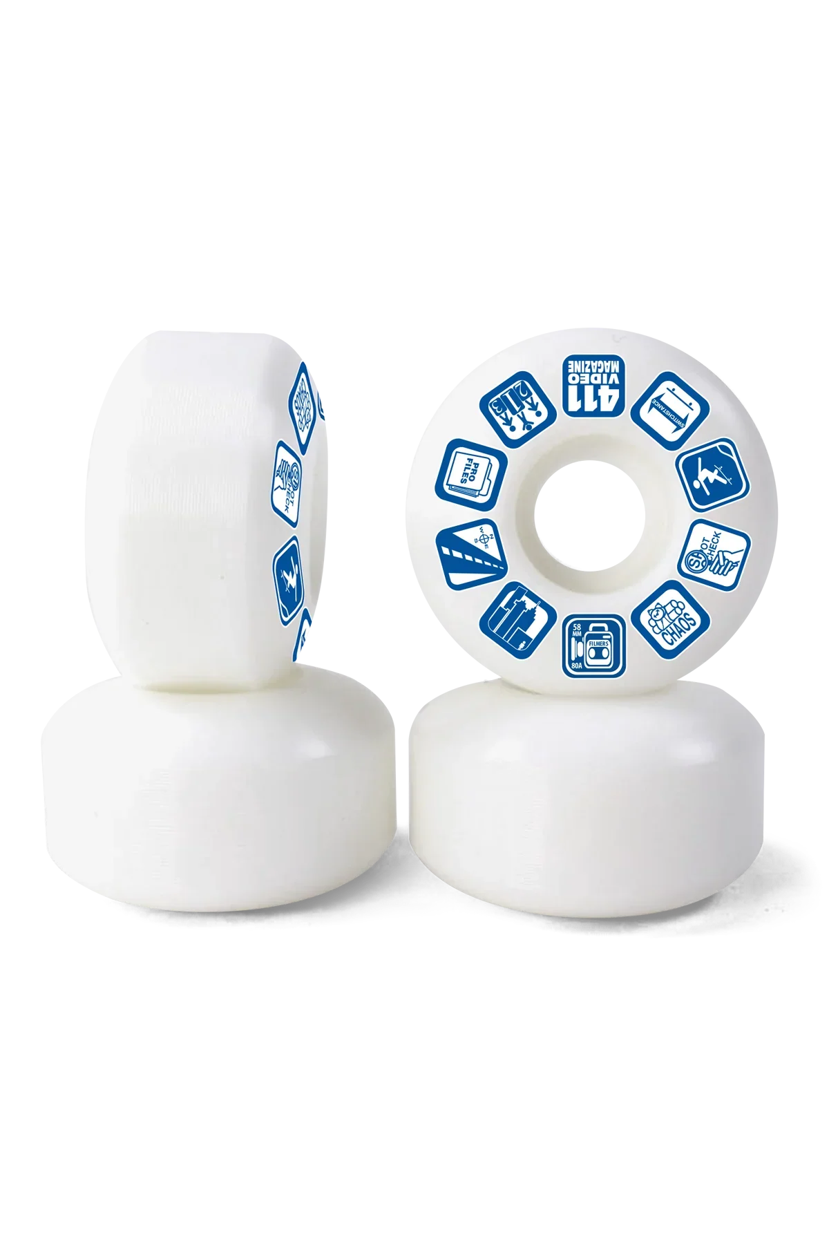 411vm Filmer 58mm 80a Skateboard Wheels