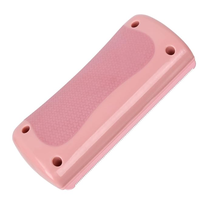 MAXIMILIAN Deshedding Brush for Dogs Cats Horses Undercoat Tool for Large and Small Pets Comb Removes Loose Dirt Hair and Fur Professional Pet Groomer, Pink for Little Pony