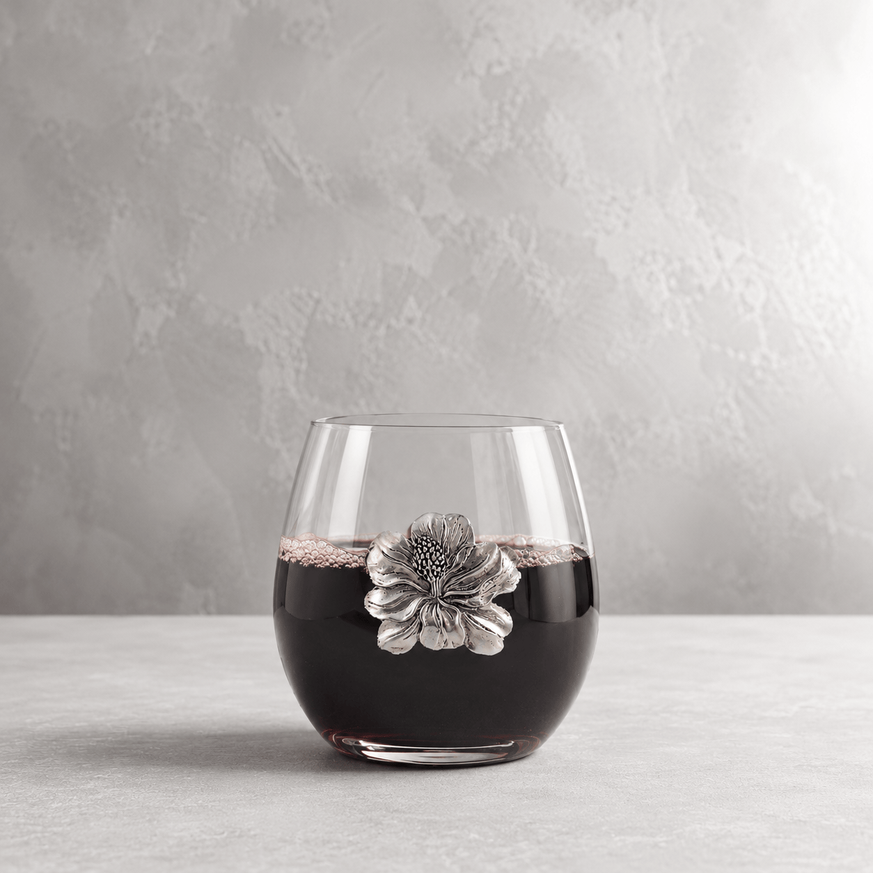 Magnolia Stemless Wine Glasses - Set of 4