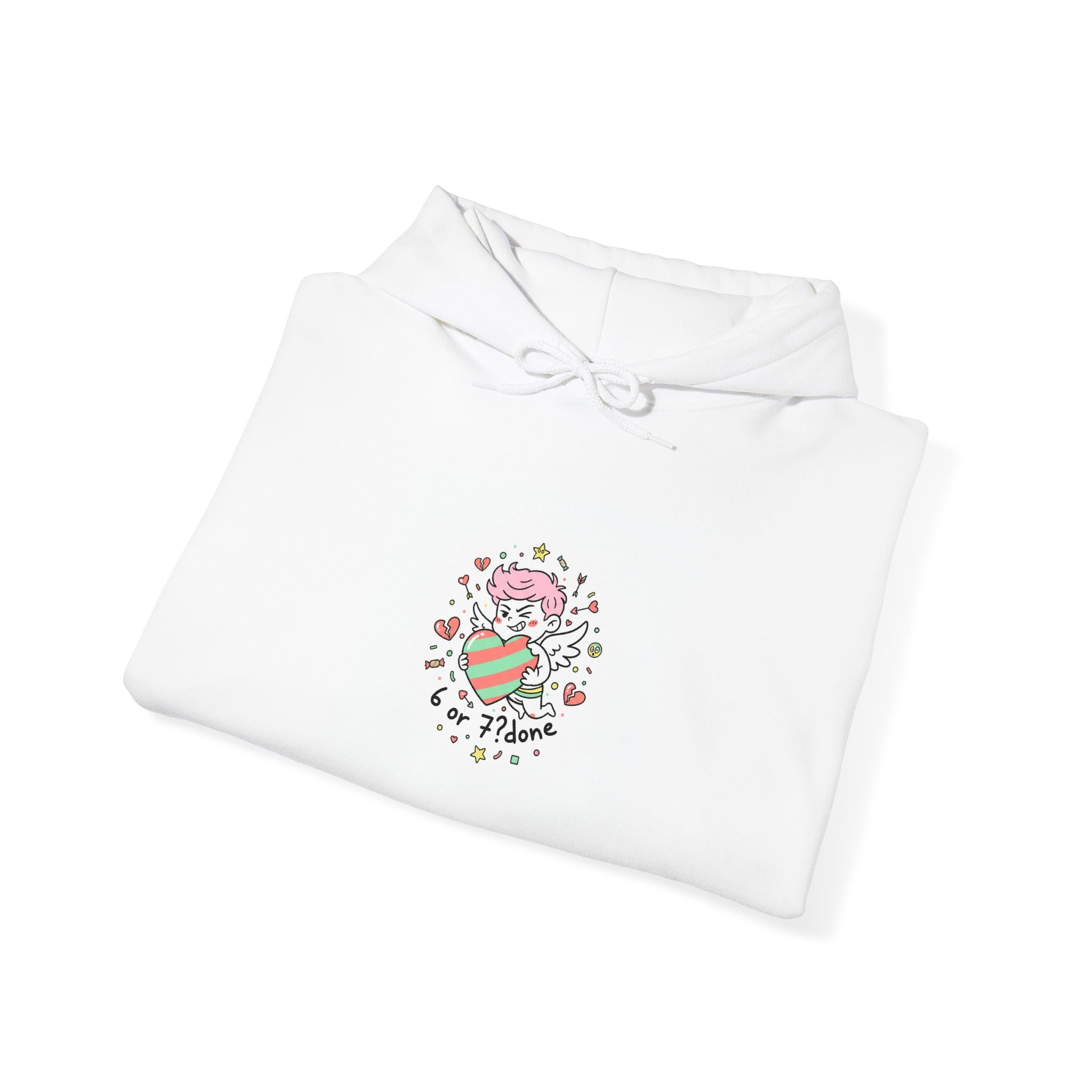 6 7 Weird Cupid Crewneck | Viral Valentine's Sweatshirt | Funny Quirky Love