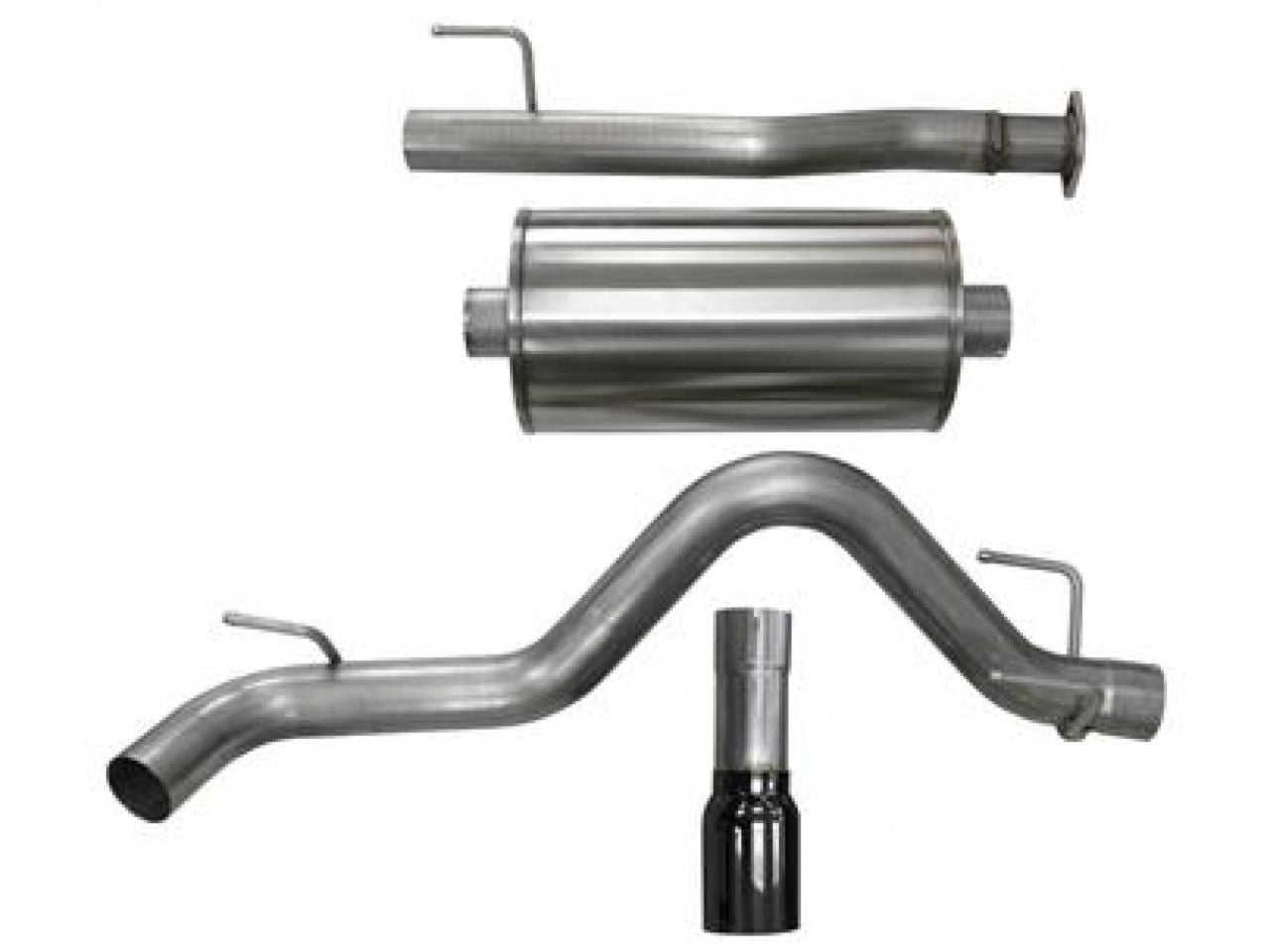 Corsa Performance Corsa 16-18 Toyota Tacoma V6 Sport Cat-Back Single Rear Exit w/ Black