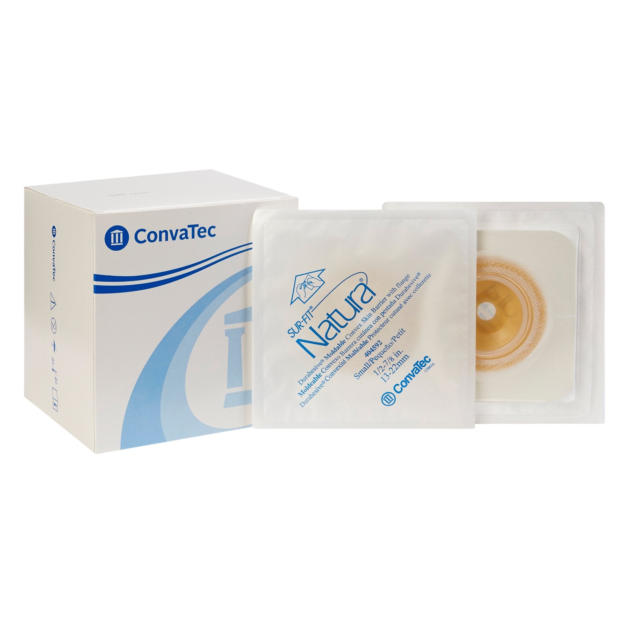 Sur-Fit Natura® Durahesive® Ostomy Barrier with 0.5 – 0.8 Inch Stoma Opening 404592