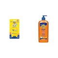 Banana Boat Kids Sport Sunscreen Stick SPF 50 Travel Size 0.5oz & Sport Ultra Sunscreen Lotion SPF 50 Family Size 12oz
