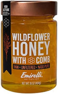 Emirelli - Wildflower Honey Comb, 16 oz (Pack of 6) - Gluten-Free Turkey Honey