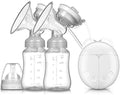 Manual Breast Pump - Automatic Double Electric Breast Pump Extractor De Leche Manual 3 Modes, 9 Levels，White