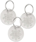 Natural Flea & Tick Repellent Collar Tag for Dogs & Cats – BioPower Pet Shield – Safe for Pets When Used as Directed – Lasts 1 Full Year - Small Tag (<10 Lbs) - 3 Pack