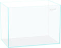 3.5 Gallon Rimless Aquarium, Ultra Clear Low Iron Nano Fish Tank for Betta Shrimp, L15×W5.5×H9.8 Glass Thickness 5mm with EVA Foam Leveling Mat