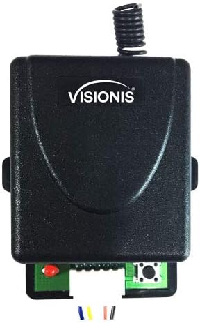 Visionis FPC-5019 One Door Access Control Inswinging Door 1200lbs Electromagnetic Lock Kit with Wireless Receiver and Remote Magnetic Lock System