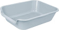 1 Pack of Extra Large Cat Litter Box (ABS Material), Low Entry Senior Litter Pen for Geriatric Kitty Big Cats, Jumbo Pet Safe Litter Boxes Tray for Indoor Pets Potty (Gray, 20" L x 15.5" W)