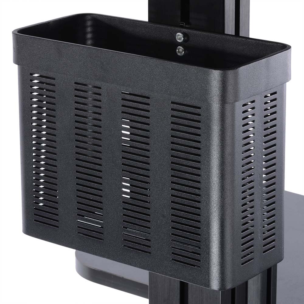 Yescom NexusX Mobile Computer Cart Metal Storage Basket