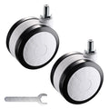 Yescom Mobile Computer Cart Swivel Caster Wheels 2Pcs