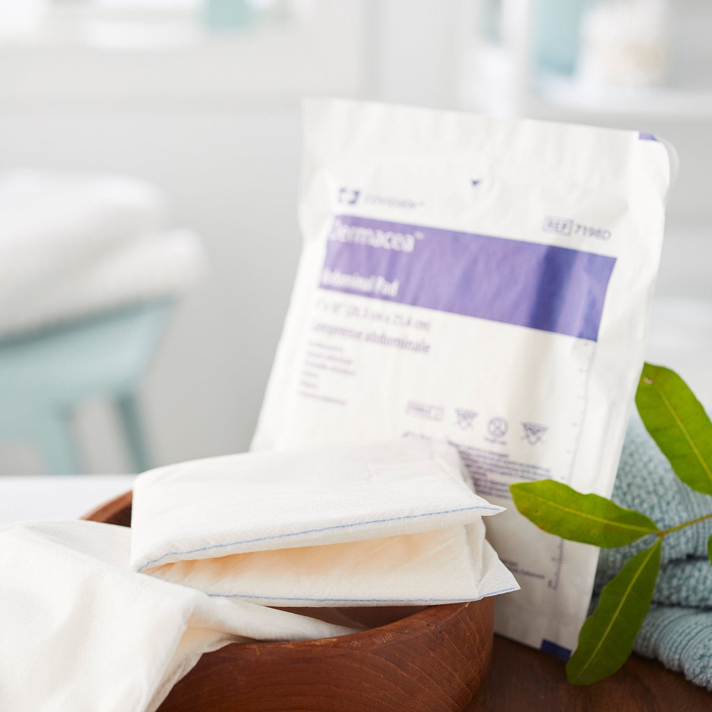 Dermacea™ Sterile Abdominal Pad, 8 x 10 Inch 7198D