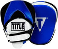 TITLE Boxing Flurry Pro Punch Mitts, Blue/Black - Boxing Pads, Muay Thai Pads, Punching Mitts, Focus Mitts, Boxing Equipment, Punching Pads, MMA Equipment, Kickboxing
