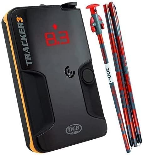 Bundle Backcountry Access BCA Tracker 3 Avalanche Beacon Avalanche Transceiver + 240cm Avalanche Rescue Snow Probe Avy Package for Backcountry ski + Snowmobile