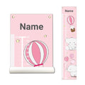 Sungwon Personalized Kids Canvas Growth Chart, Height Chart, Elephant