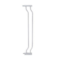 ALLAIBB Extra Wide Pressure Mounted Baby Gate Walk Through Child Kids Safety Toddler Tension White Long Large Pet Dog Gates with Extension for doorways Kitchen and Living Room (4.72"/12cm)
