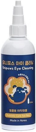 UNIPAWS Pet Tear Stain Remover & Eye Area Cleaner – Vet-Recommended Grooming Solution for Dogs & Cats – Reduces Stains, Comforts Watery, Itchy Eyes – Probiotic & Plant-Based Formula, 5.1 fl oz