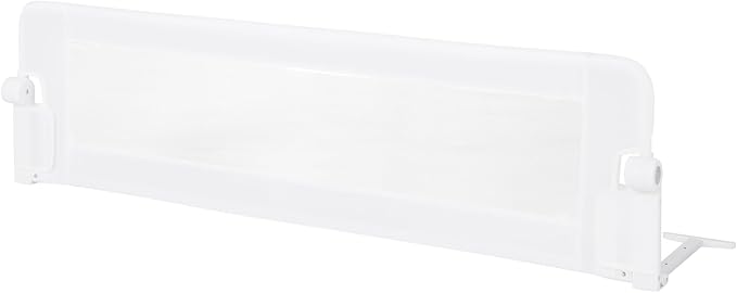 HONEY JOY Bed Rail for Toddlers, 60-Inch Extra Long, Foldable Portable Swing Down Safety Bed Guard Rail, Toddler Bed Rails for Crib, King Queen Full Twin Size Bed Mattress (White)