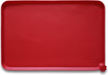 Hoki Found X-Large Silicone Non Slip Pet Feeding Mats - Waterproof Dog Cat Food Mats for Carpet - Classic Red