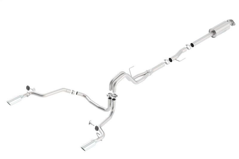 Borla 15-16 Ford F-150 3.5L EcoBoost Ext. Cab Std. Bed Catback Exhaust ATAK Single Split Rear Exit 140616