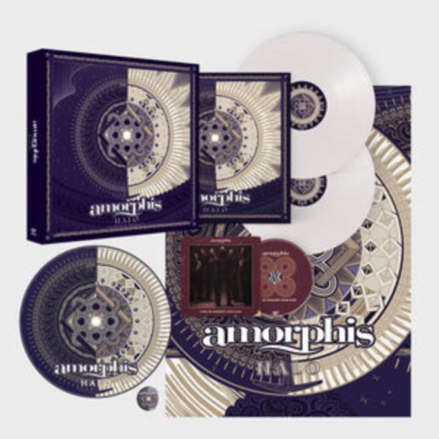 Amorphis - Halo (Deluxe/Boxset/White LP Vinyl/CD/Slip Mat/Poster & Halo (Red Transparent LP Vinyl)