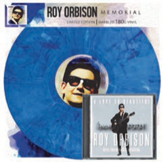Memorial (Blue Marbled LP Vinyl) W/ A Love So Beautiful On CD & Sings Lonely & Blue (150G/Dl Card) & Ultimate Roy Orbison (2LP/150G/Gatefold)