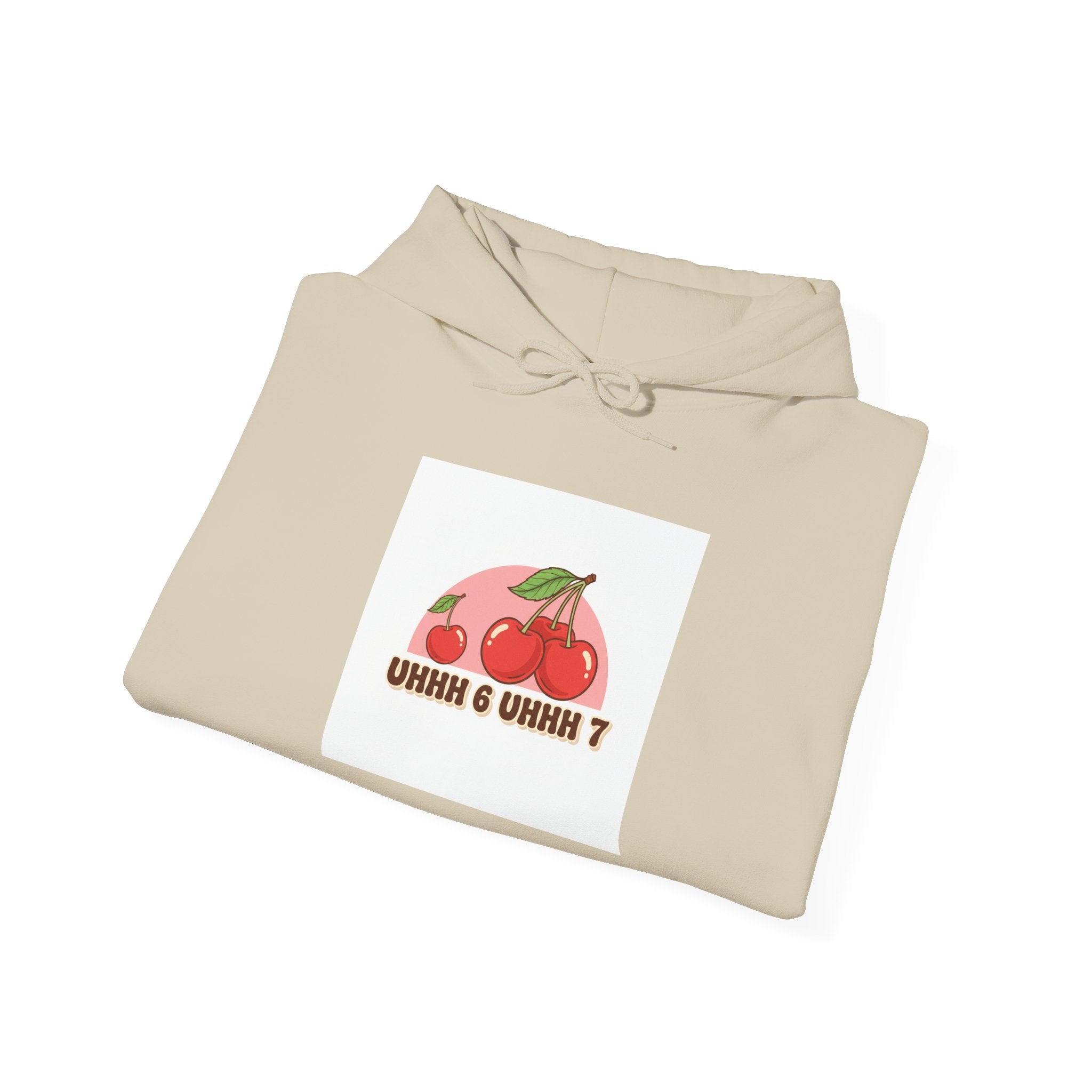 Retro Cherry Graphic Hoodie | kawaii fruit design, vintage cherry motif