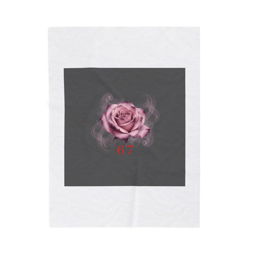 Moon Rose Valentine's Blanket | Viral Gothic Rose Velveteen | Dark Romance Valentine's Gift