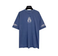 Balenciaga Light Blue T-Shirt Without Collar