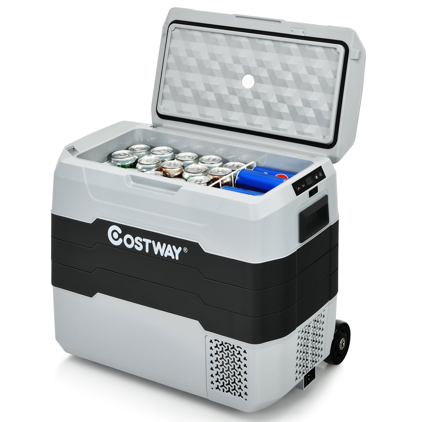 42 QT Portable Dual-Zone Car Refrigerator