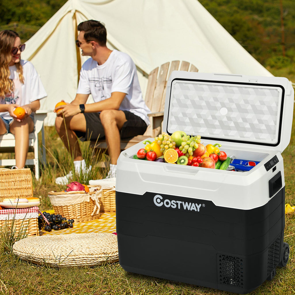 42 QT Portable Dual-Zone Car Refrigerator