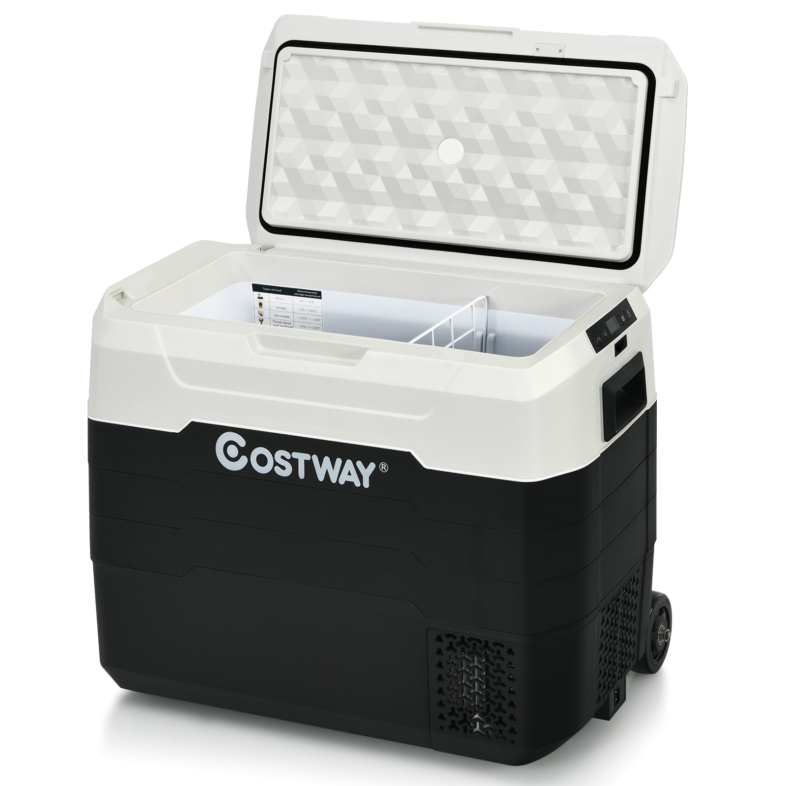42 QT Portable Dual-Zone Car Refrigerator
