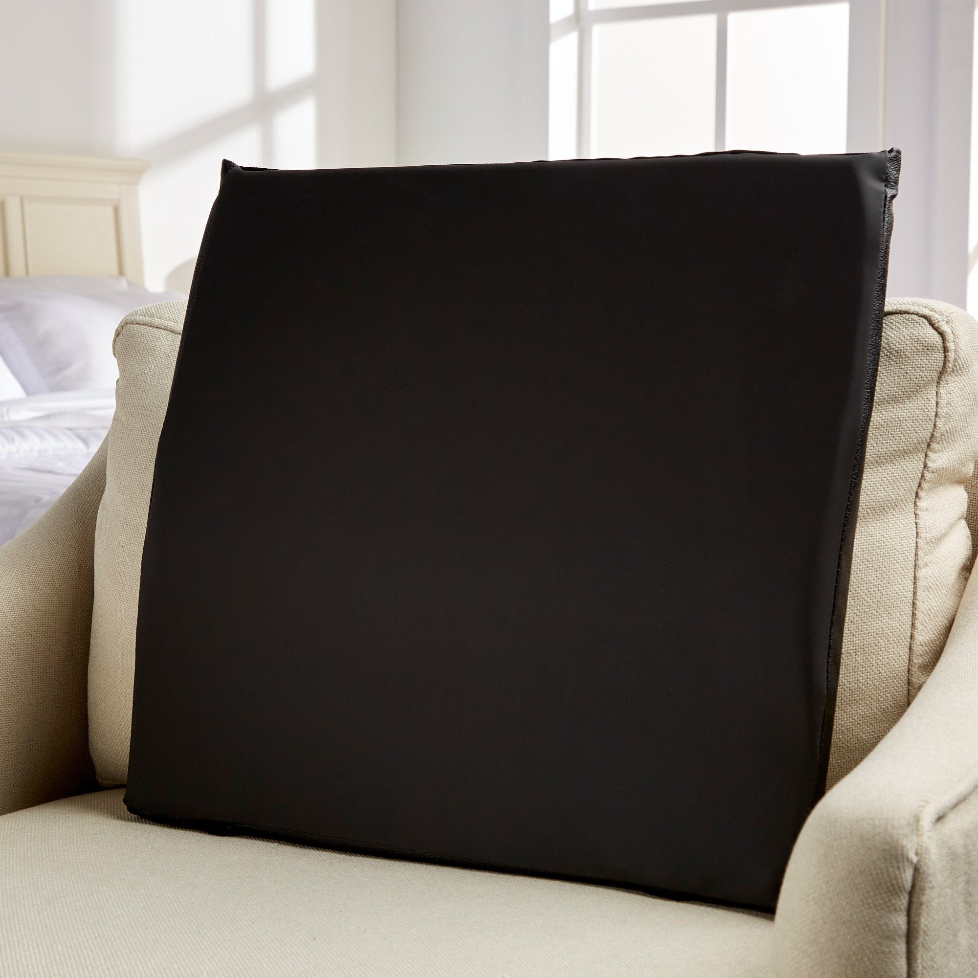 McKesson Back Support Cushion, 18 x 17 Inch, Black 170-79002
