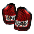 SPYDER Chrysler 300C 08-10 LED Tail Lights Red Clear ALT-YD-C308-LED-RC 5034397